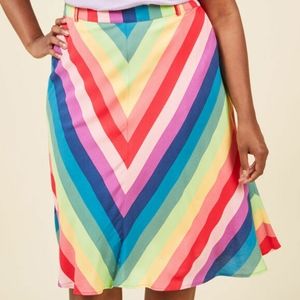 Projected Passion A-Line Skirt